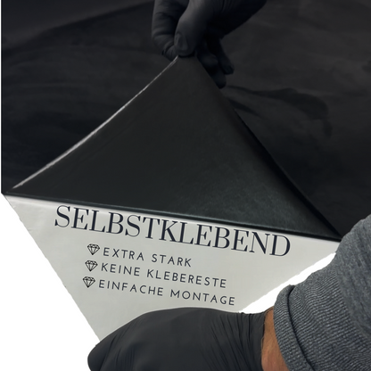 Vensur© Premium EXTRA STRONG Mikrofaserstoff Selbstklebend WILDLEDER-OPTIK